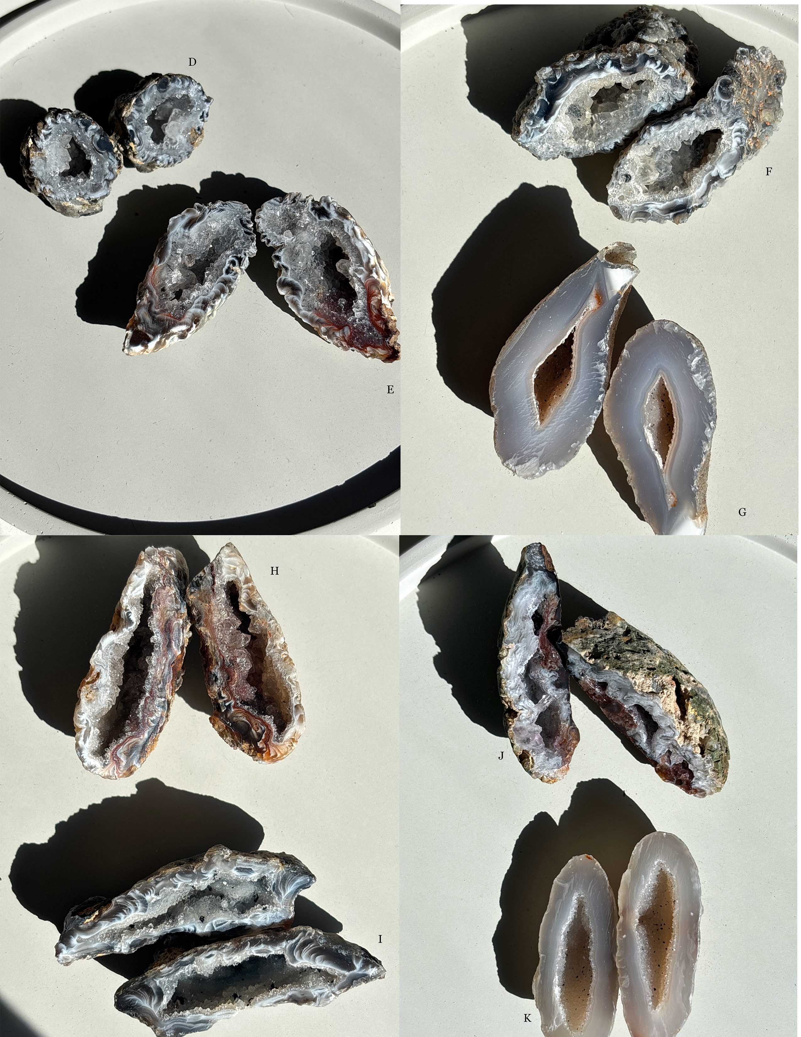 Ocos Geodes matching pair