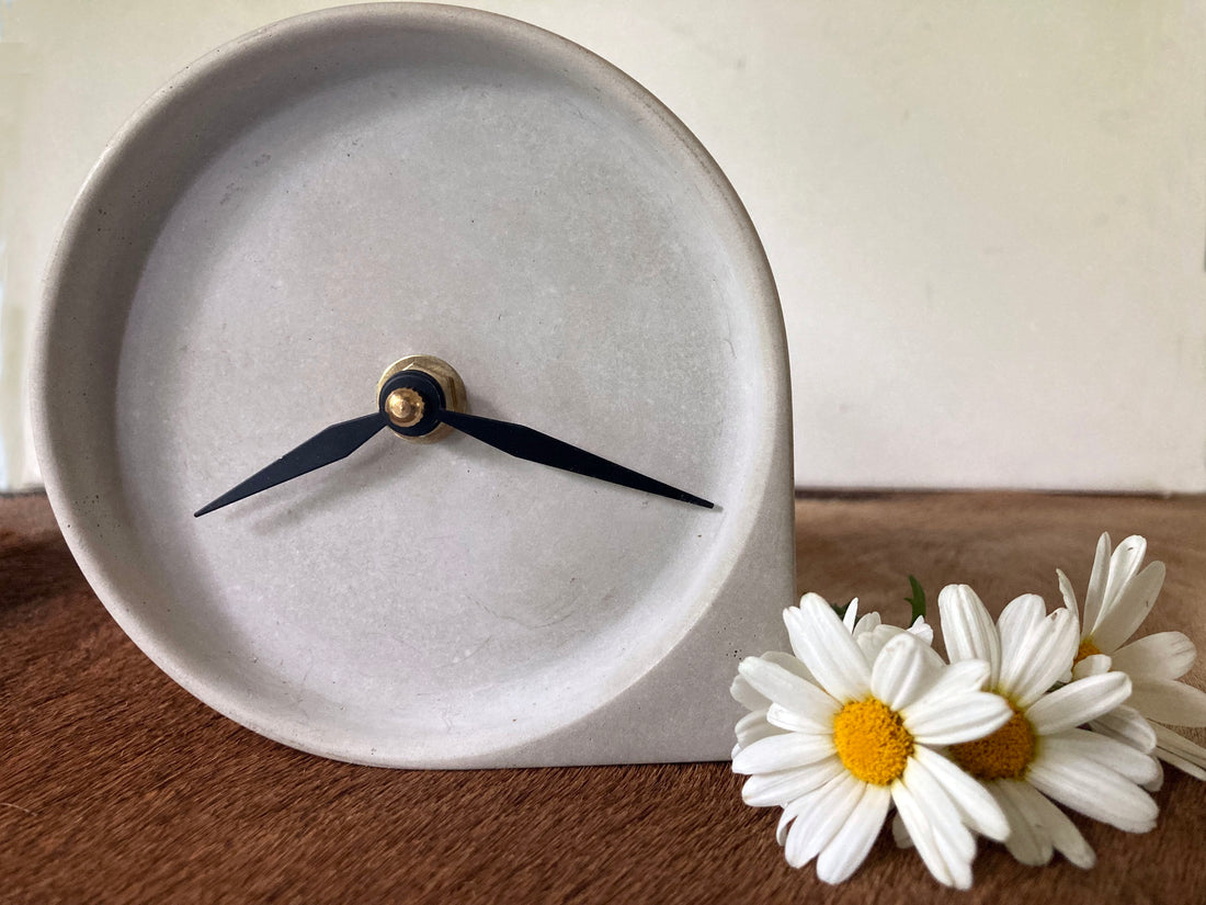 Stone Desk Clock