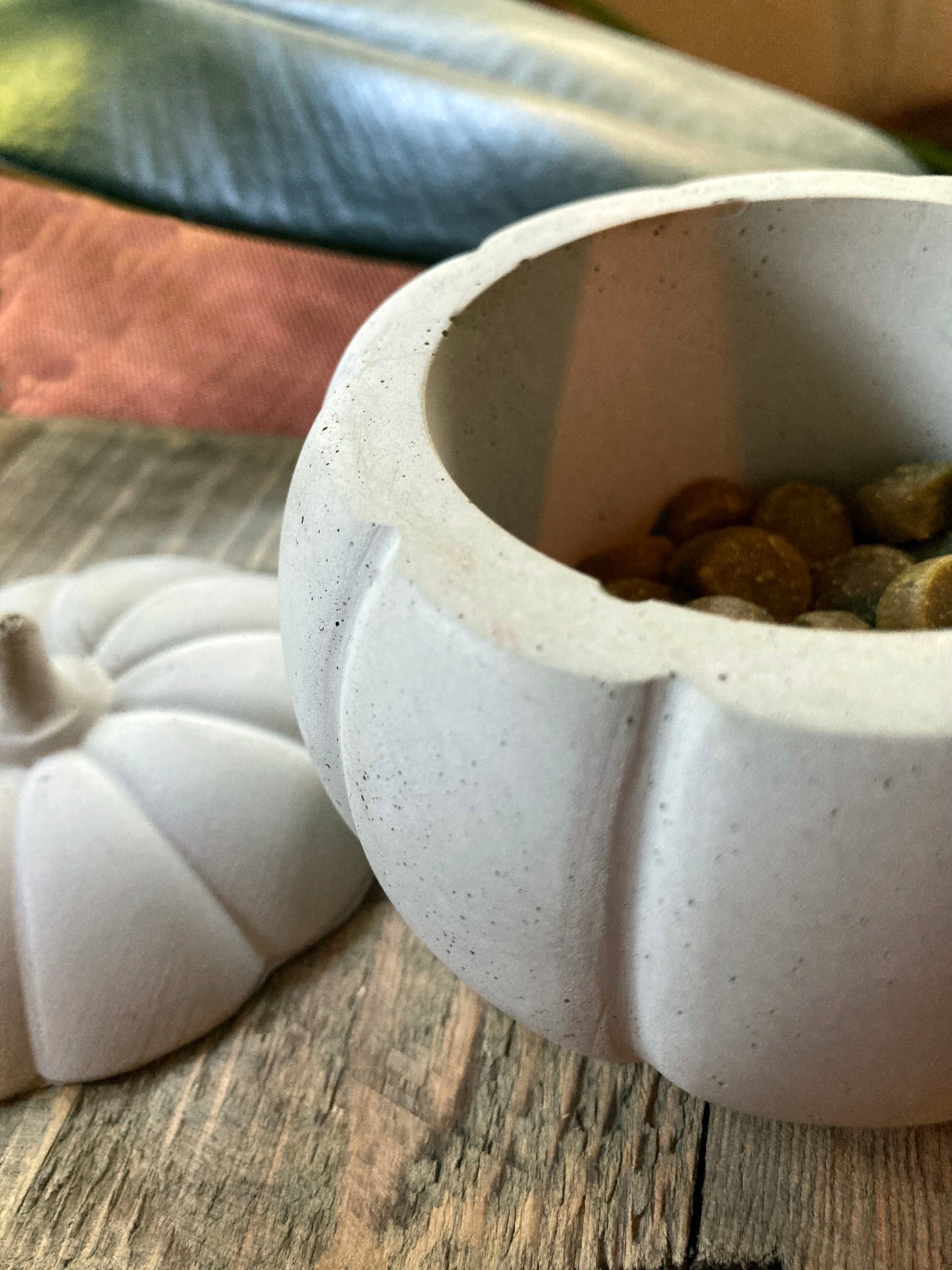 Stone Pumpkin Jar