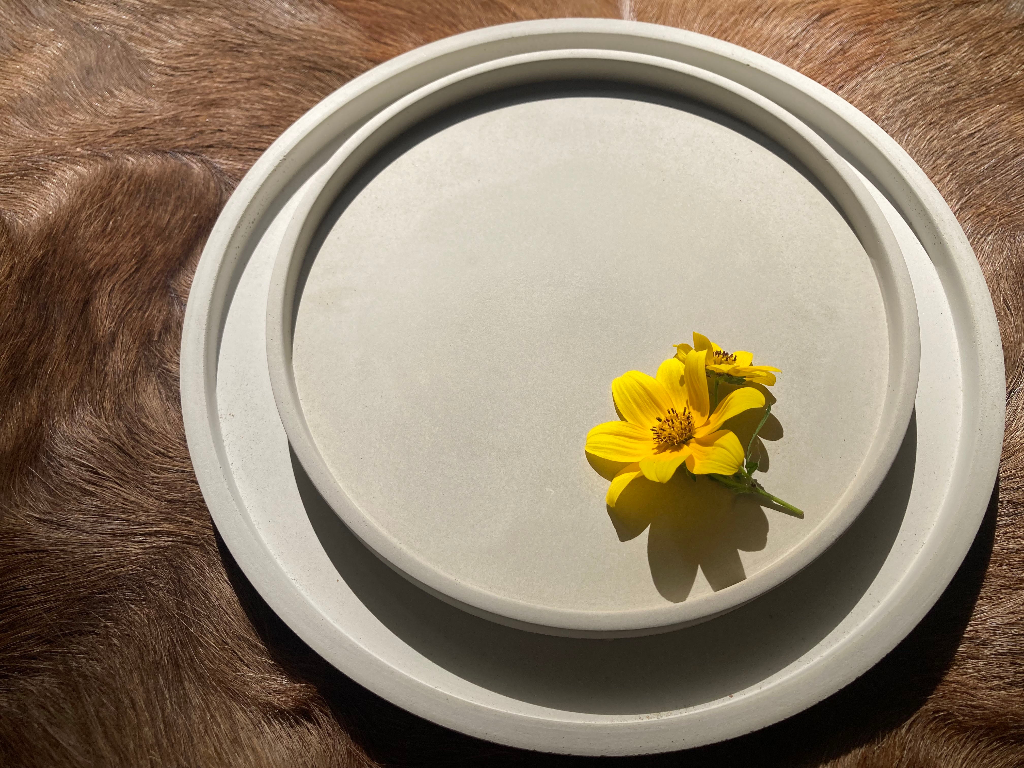 Large Stone Decorative Tray