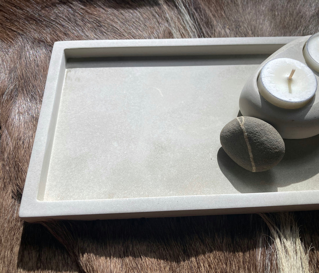 Stone Rectangle Tray