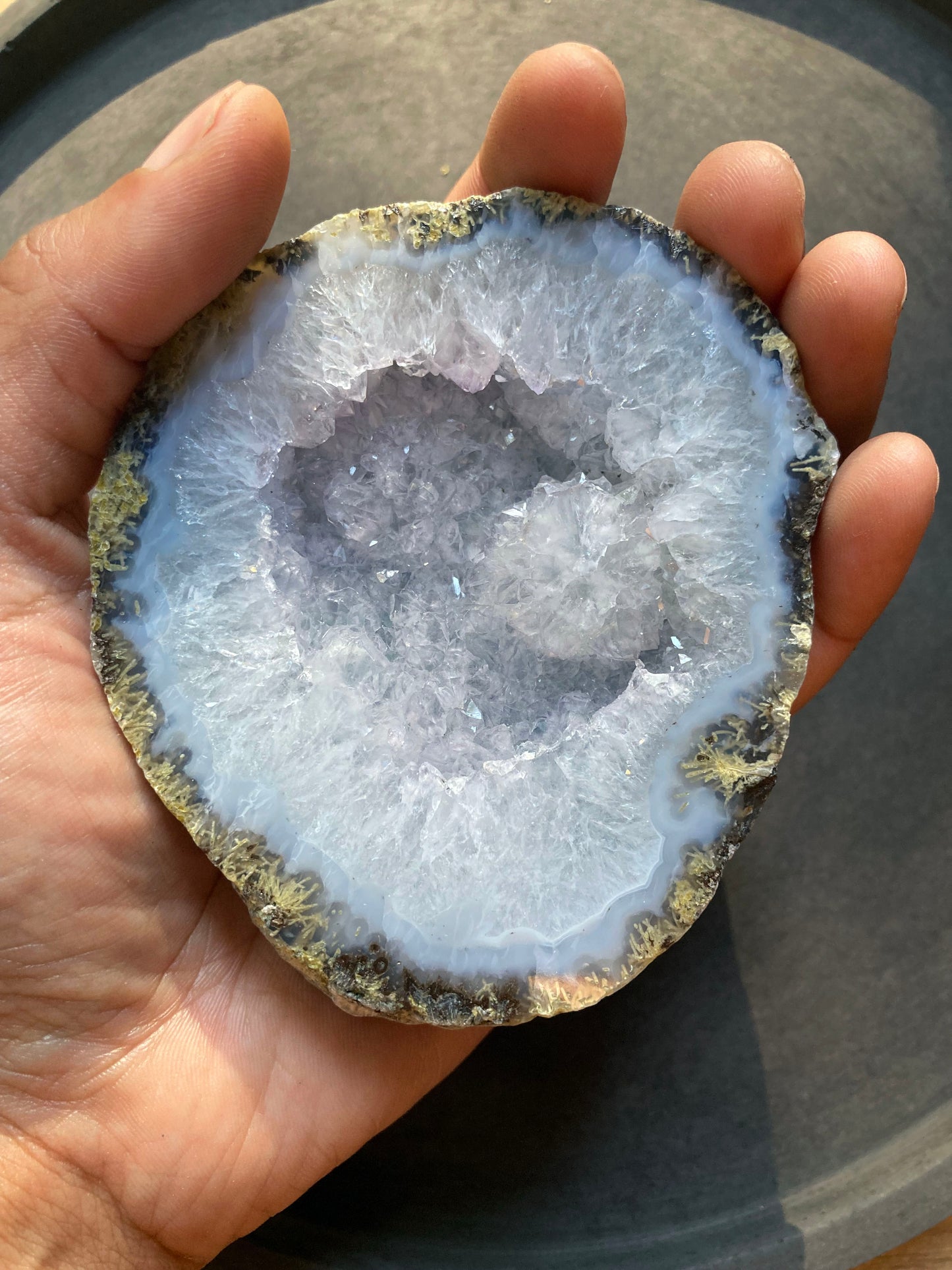 Las Choyas Coconut Polished Geode