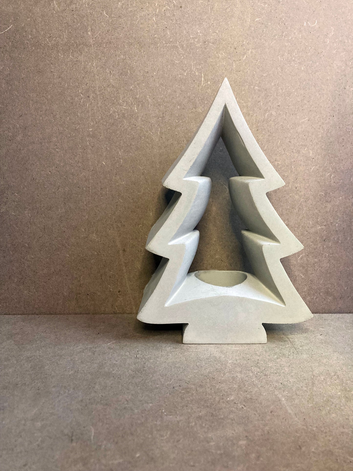 Concrete Tree Tealight Holder