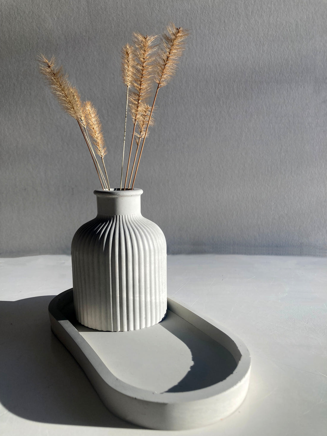 Ribbed Vase