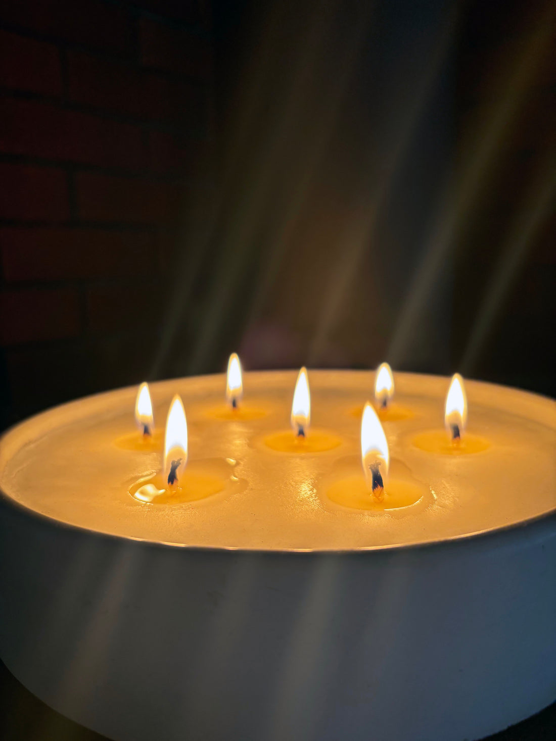 7 Wick Candle Bowl