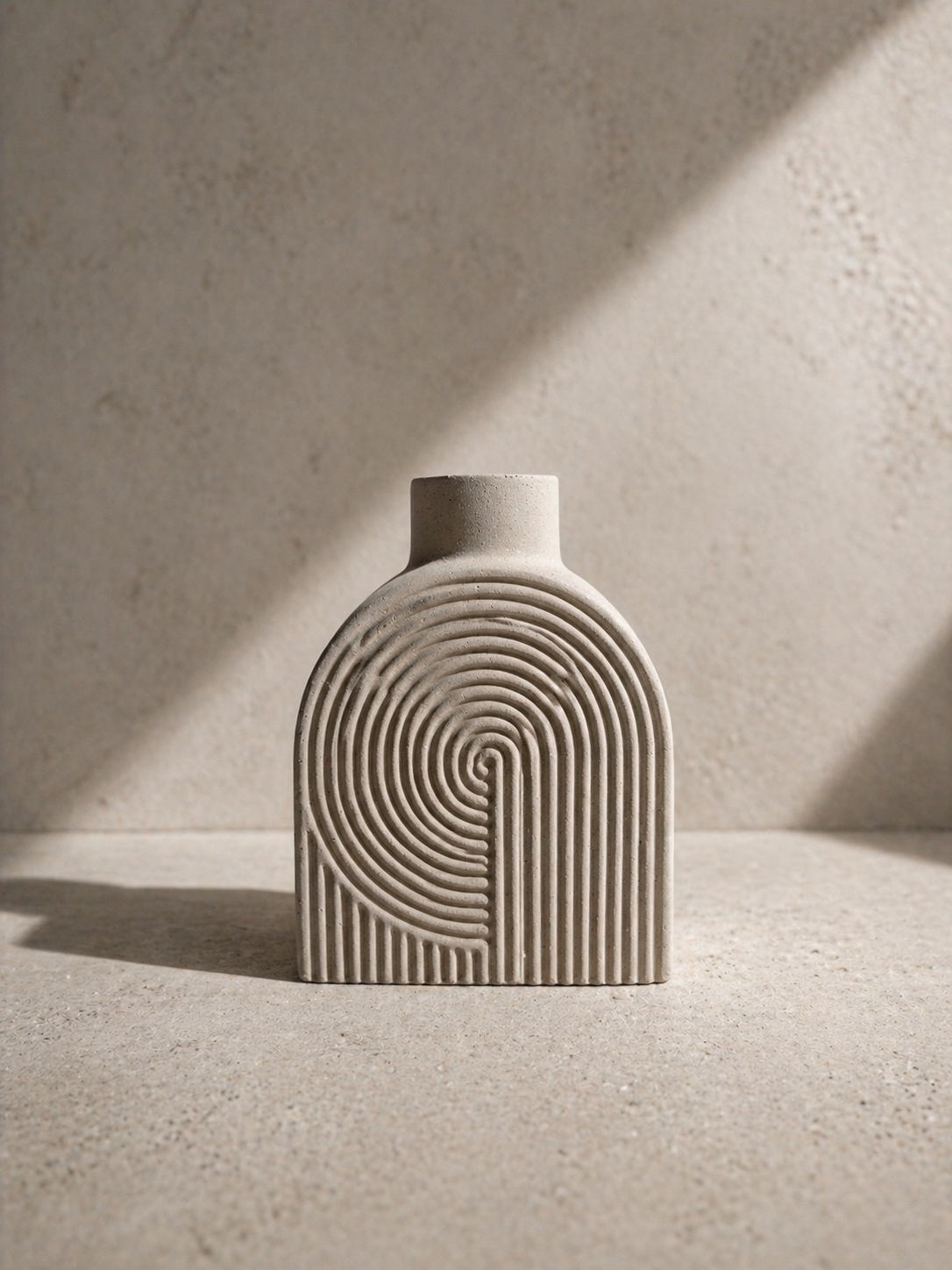 Stone Swirl Vase