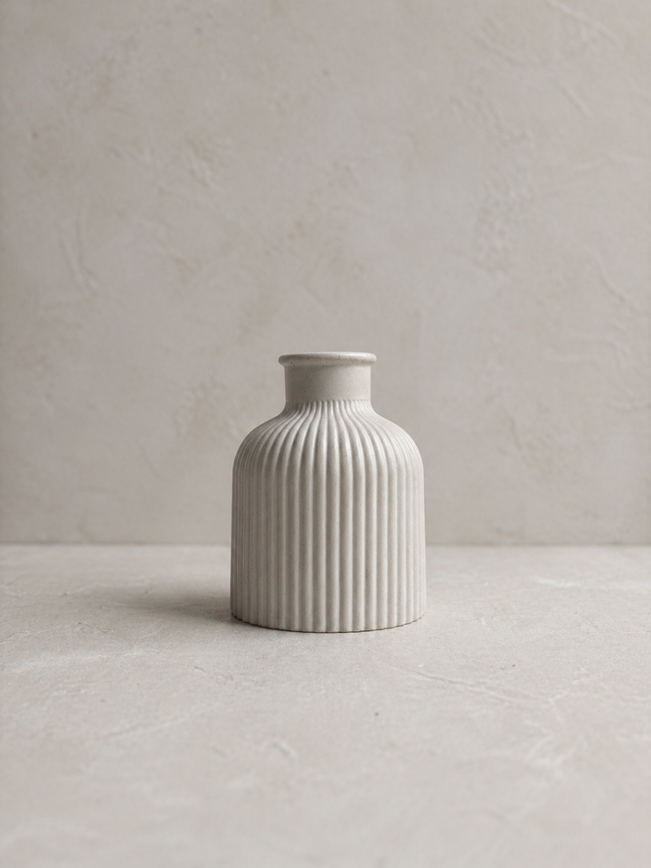 Ribbed Vase