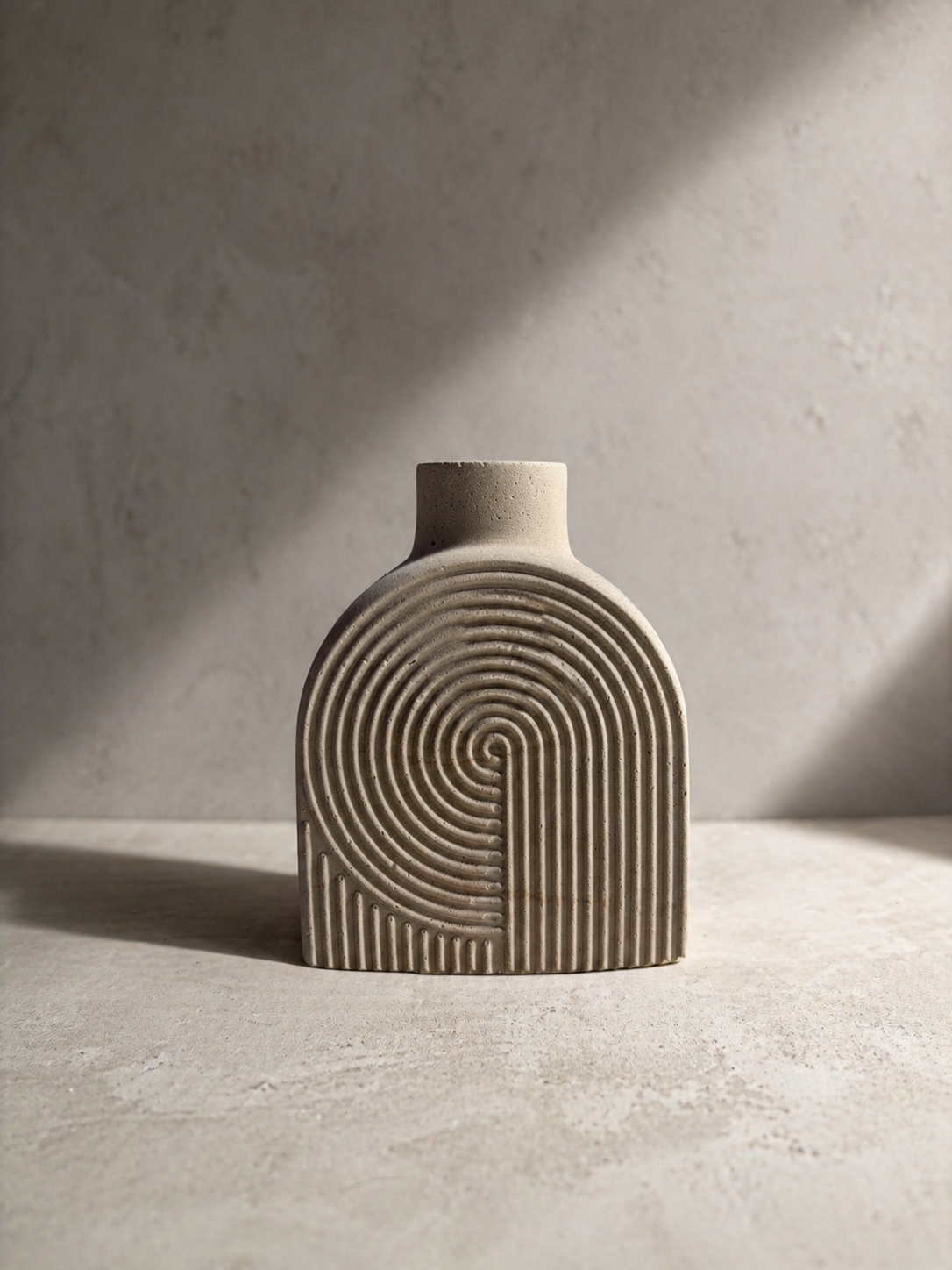 Stone Swirl Vase